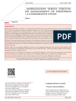 Mulligan Mobilization Versus Stretching On The Management of Piriformis Syndrome A Comparative Study