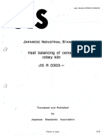 01-JIS - Heat Balancing of Cement Rotary Kiln PDF