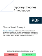 Contemporary Theories of Motivation