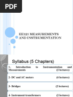 Ee121 Measurements and Instrumentation