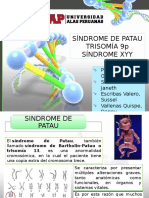 Diapositivas Síndrome de Patau, Trisomia 9p y XYY