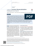 Hybrid Coronary Revascularization: Promising, But Yet To Take Off