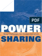 Horowitz - Power Sharing in Divided Societies