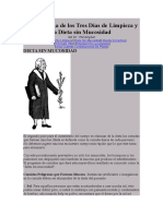 El Programa de Los Tres Días de Limpieza y La Dieta Sin Mucosidad - Docx Dieta Amucosa