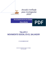 Movimientos Sociales en El Salvador