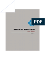 BSP - Manual For Banking Institutions