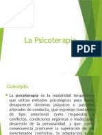 Diapositivas Acerca de La Psicoterapia