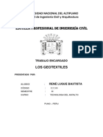 Los Geotextiles Peru