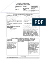 Axial Lesson Plan