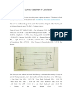 Draft Su Rvey: SP Pecimen of Calcu Ulation: Draft Su Urvey: Proce Edures and C Calculation