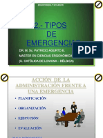 2 Tipos de Emergencias