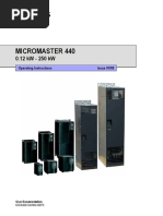 Micromaster 440: 0.12 KW - 250 KW