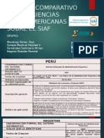 Analisis Comparativo de Experiencias Latinoamericans Sobre El Siaf