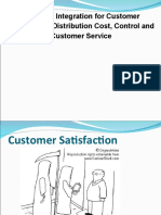 Logistics Integration For Customer Satisfaction Distribution Cost Control and Customer Service