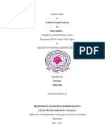 A Study On Equity Analysis at India-Infoline