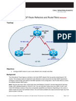 BGP Route Reflectors and Route Filters