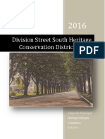 Division Street South Heritage Conservation District Study