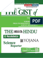 Gist of The Hindu Yojana Kurukshetra PIB Science Reporter January February 2013