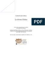 Calderón de La Barca, Pedro - La Divina Filotea PDF