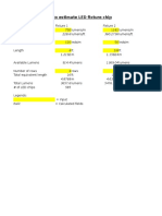 Simple Calculation To Estimate LED Fixture Chip