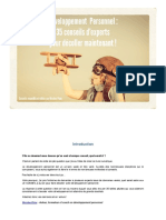 Developpement Personnel - 35 Conseils D'experts - Nicolas Pene