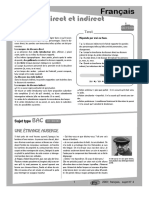 Discours Direct Et Indirect PDF