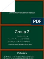 Correlational Research Design