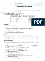 2.4.1.2 Packet Tracer - Skills Integration Challenge Instructions