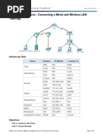 4.2.4.5 Packet Tracer - Connecting A Wired and Wireless LAN Instructions