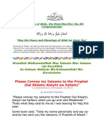 Please Convey My Salaams To The Prophet