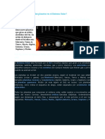 Cuál Es El Orden de Los Planetas en El Sistema Solar