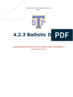 4.2.3 Ballistic Device: Stony Point Hs - Round Rock Isd PLTW