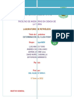 Informe 3 Flash Point Grupo Espol and Oil