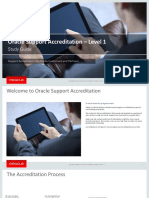 Oracle Support Accreditation - Level 1: Study Guide