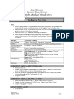 Sample Medical Guidelines: Pediatric Seizure