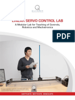 Linear Servo Control Lab: A Modular Lab For Teaching of Controls, Robotics and Mechatronics