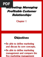 Marketing: Managing Profitable Customer Relationships