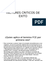 Factores Criticos de Exito