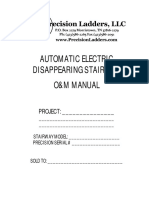 Automatic Electric Disappearing Stairway O&M Manual: PROJECT