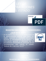 Registro Nacional de Proveedores y El Seace de La Nueva Ley 30225 y Su Reglamento