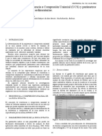 Relación Entre La Resistencia A Compresión Uniaxial (UCS) y Parámetros Índice de Rocas Intactas Sedimentarias.