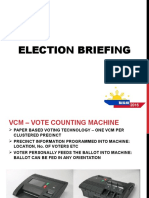 Election - VCM and ELection Day