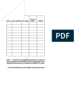 KRA List & Responsibility Matrix