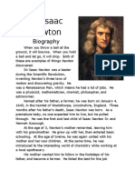 Sir Isaac Newton: Biography