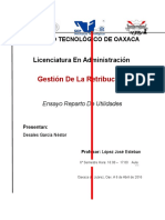 Ensayo Reparto de Utilidades