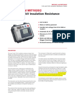 5 KV and 10 KV Insulation Resistance Testers