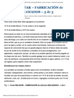 Como ENLOZAR - FABRICACIÓN de Artículos ENLOZADOS - 3 de 3 - Como Hacer - Instrucciones y Planos Gratis