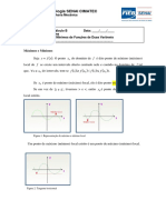 Apostila e Lista de Exercicios - Maximos e Minimos de Funcoes Multivariaveis