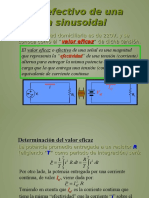 Valor Efectivo Onda Sinusoidal