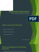 Movement Education and Fundemental Movement Skills